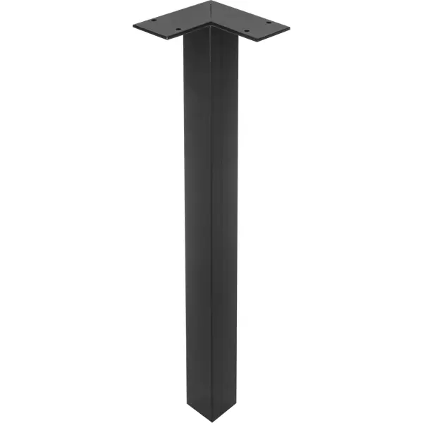 фото Ножка для стола лофт классика 710 мм, цвет черный без бренда
