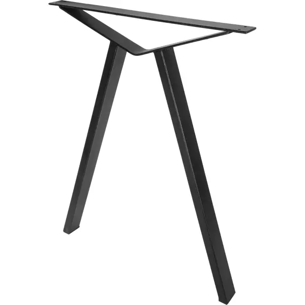 Ножка для стола Лофт Метеор 710 мм, цвет черный