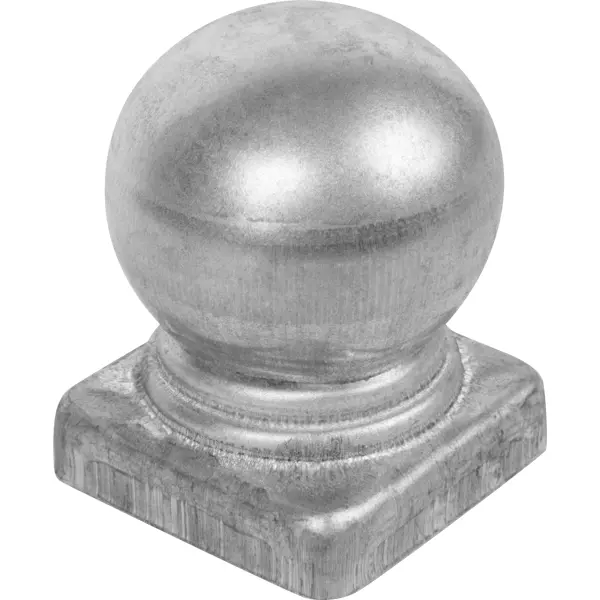 Элемент кованый навершие столба квадратное 40 мм элемент кованый крышка шар