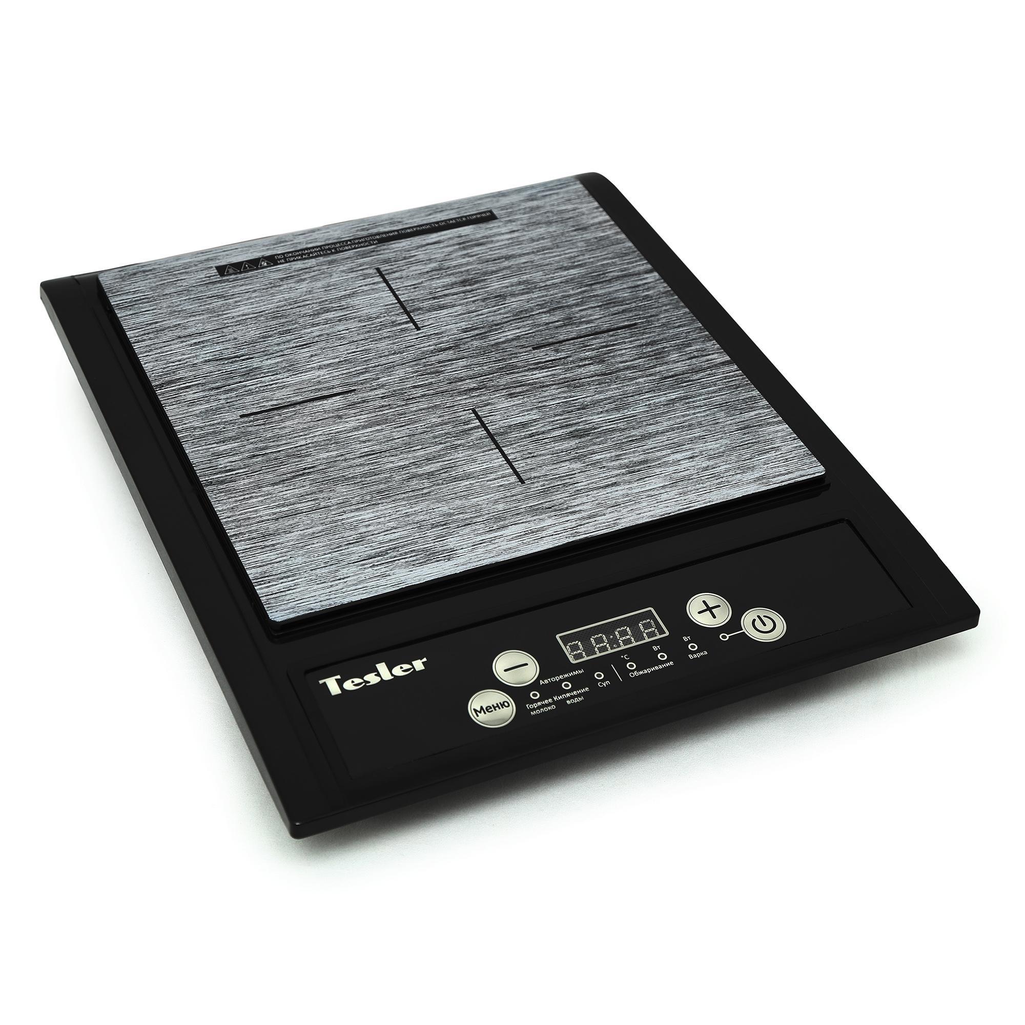 Индукционная настольная плита  PI-13 28 см 1 конфорка цвет черный .