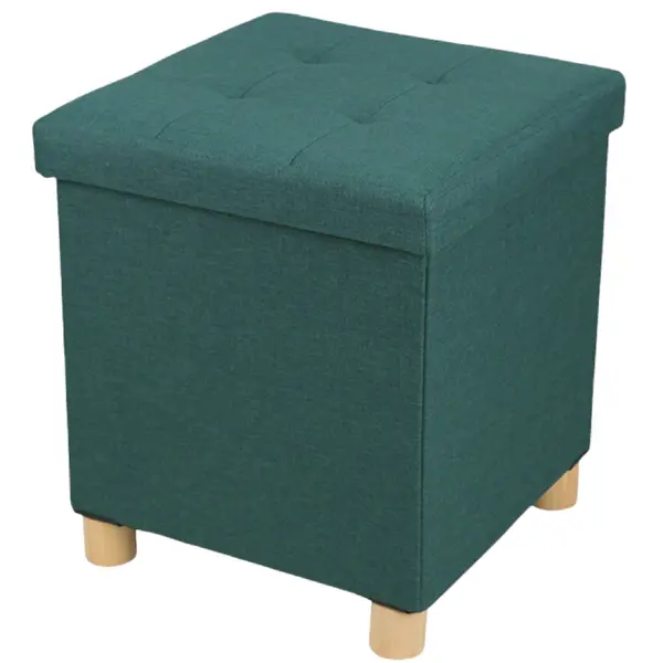 Пуф-столик складной 38x38x43 см цвет зеленый короб для хранения 1 секция складной 30х30х30 см спанбонд складной без крышки vetta романо 457 634