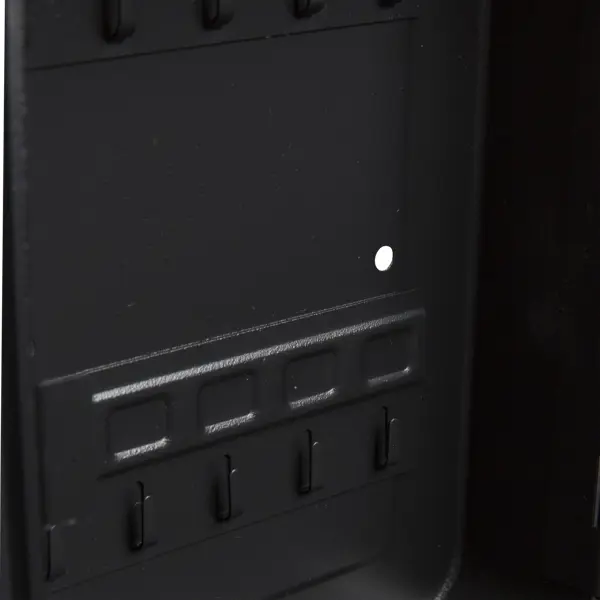 фото Шкаф для ключей сталь 10×16 см 20 ключей цвет черный без бренда