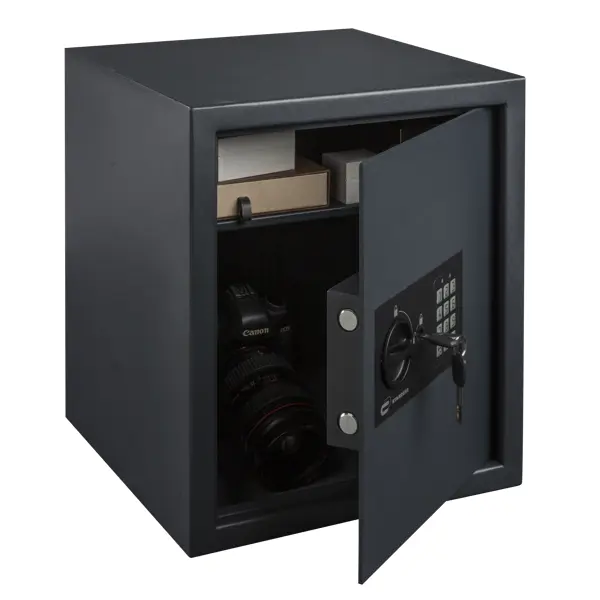 Сейф Standers 40 л с электронным замком 35x40x36 см сталь прочная шкатулка для ювелирных изделий красивое хранение прямоугольная красивая визуальная ювелирная подарочная коробка для девочки