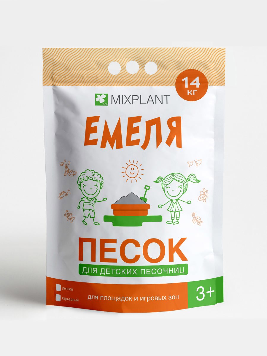 Песок для песочницы Mixplant ЕМЕЛЯ, 14 кг ✳️ купить по цене 780 ₽/шт. в  Москве с доставкой в интернет-магазине Леруа Мерлен