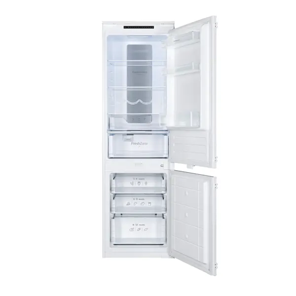 Холодильник встраиваемый двухкамерный Hansa BK307.2NFZC 177x54x55 см цвет белый холодильник jacky s jl fw1860 белый