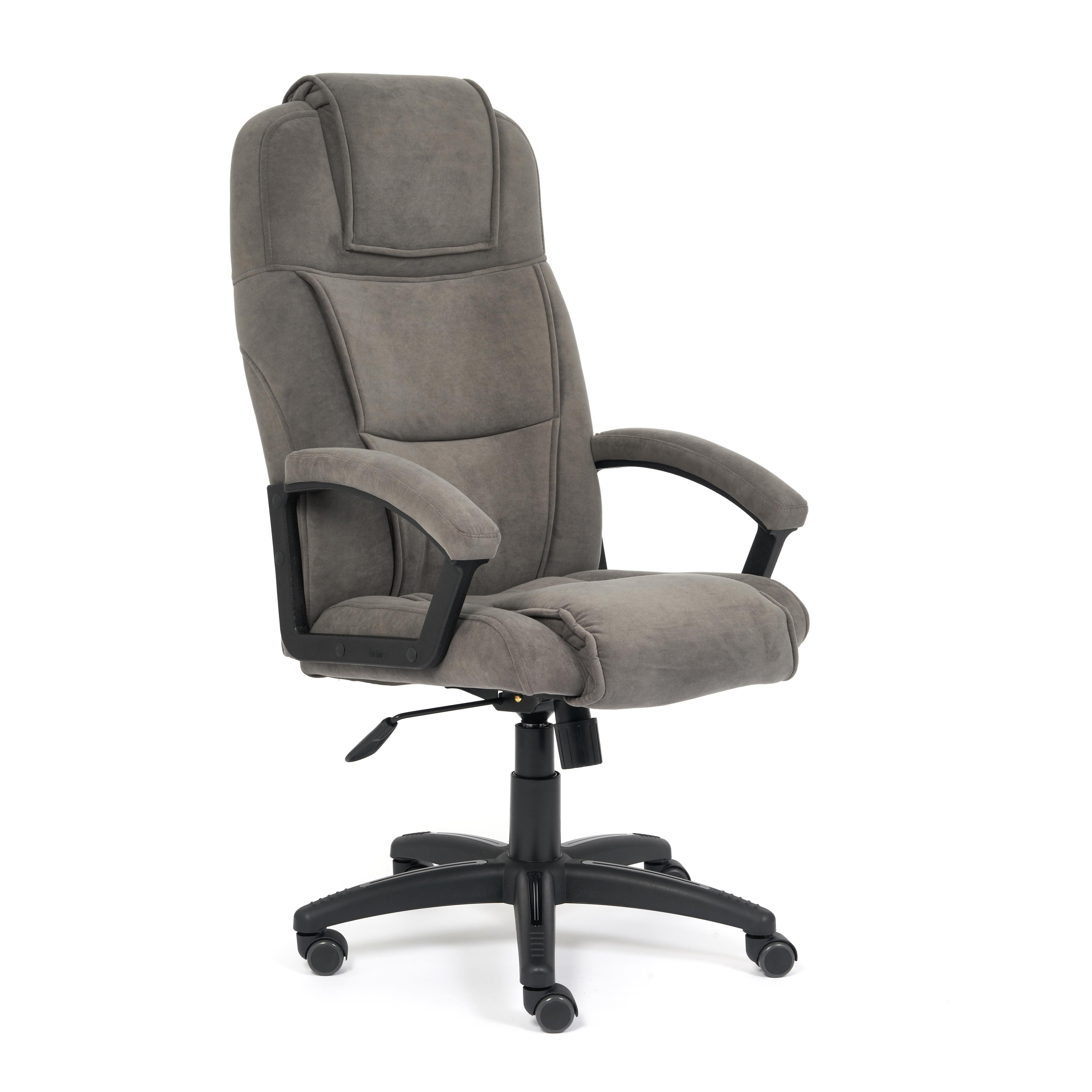 Кресло компьютерное Tetchair флок цвет серый 15014 по цене 10990 ₽/шт .