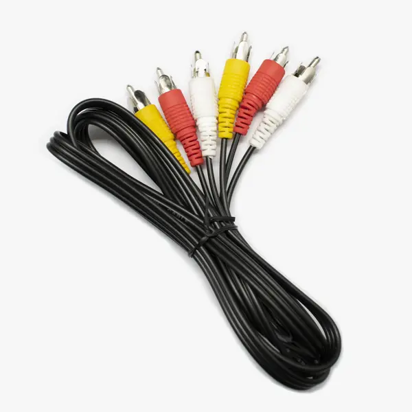 Аудио-видео кабель Oxion 3RCA-3RCA, 1.2 м кабель аудио видео cablexpert