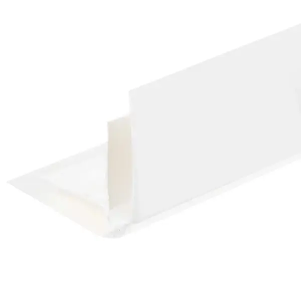 Угол ПВХ внутренний Т5 мм цвет белый 3000 мм