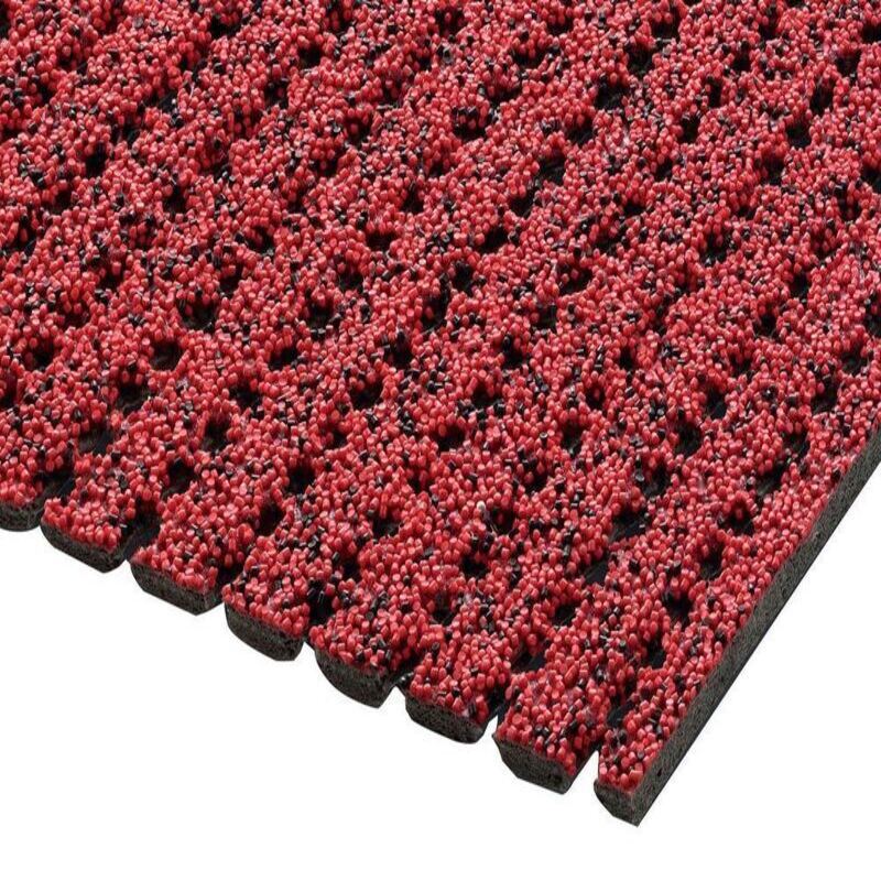 Ковер грязезащитный противоскользящий ako Safety mat красный 60х800см. Safety mat.