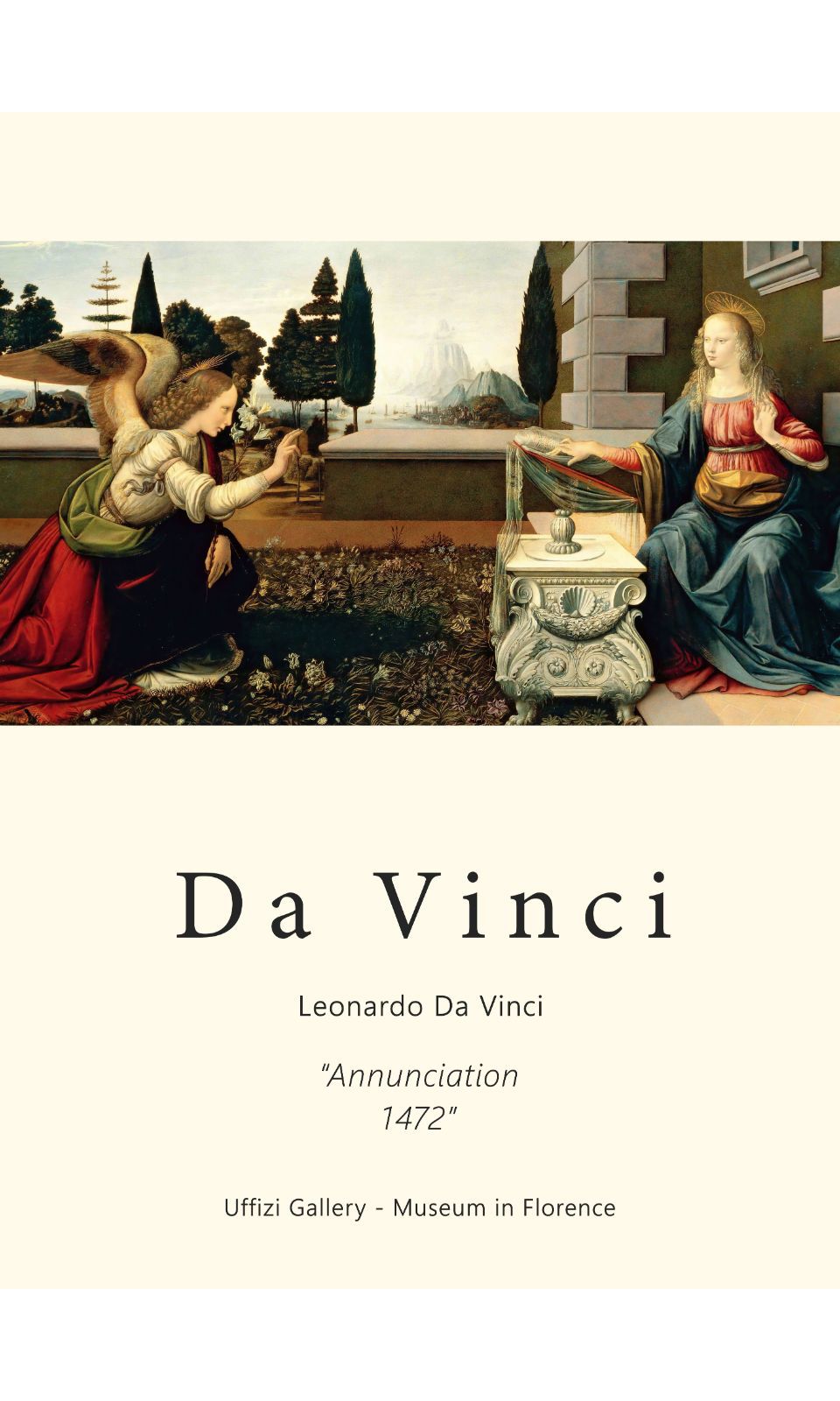 Постер на холсте Леонардо да Винчи - Благовещение 60x90 см в подарочном  тубусе без рамы по цене 1590 ₽/шт. купить в Новороссийске в  интернет-магазине Леруа Мерлен