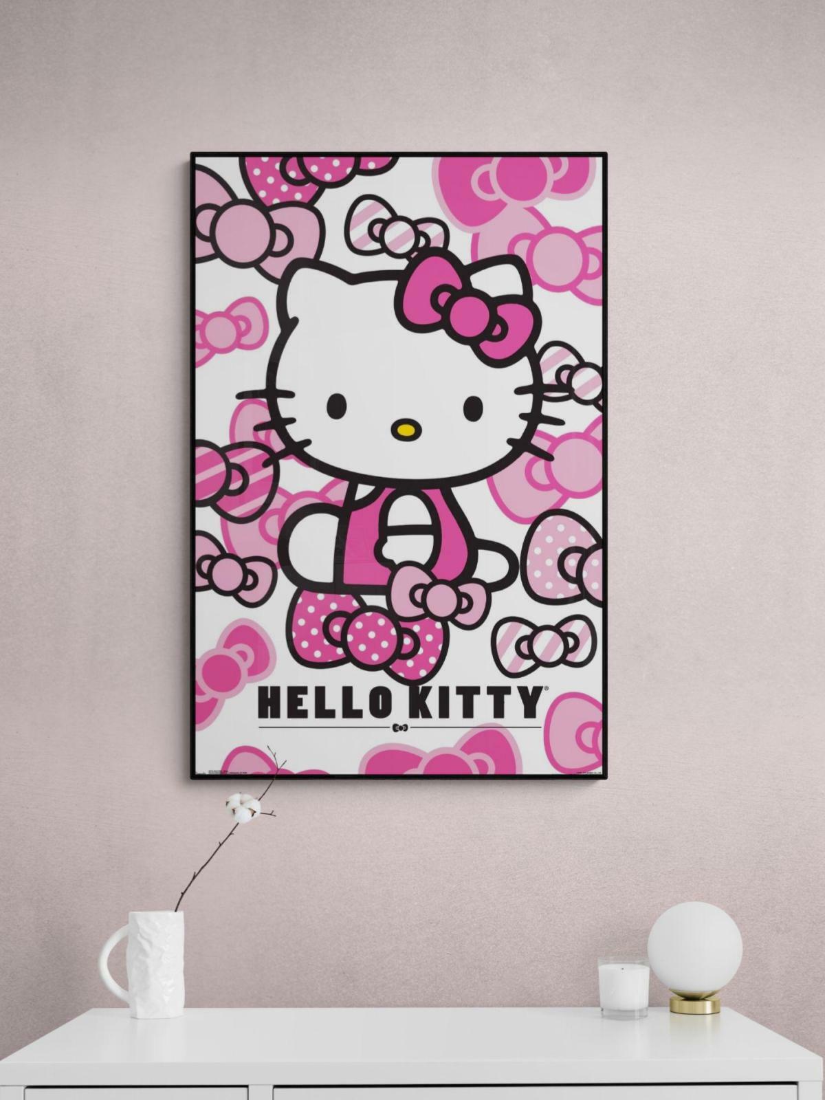 Постер Hello Kitty 60x90 см в раме в Москве – купить по низкой цене в интернет-магазине Леруа Мерлен