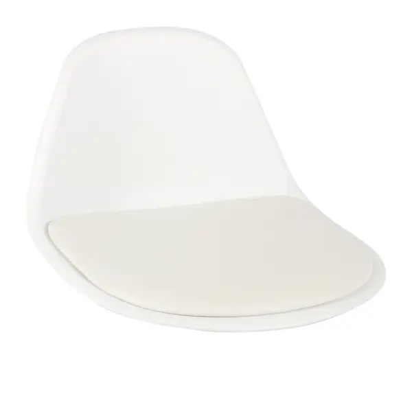 Сиденье для барного стула со спинкой Delinia Орлеан 43.5x26 см цвет белый фильтр кувшин для очистки воды аквафор орлеан 4 2 л белый