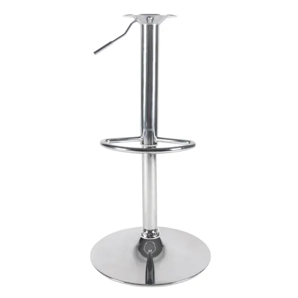 Регулируемое металлическое основание барного стула Delinia Тулон сталь цвет хром крепеж ножки стола d 60 мм