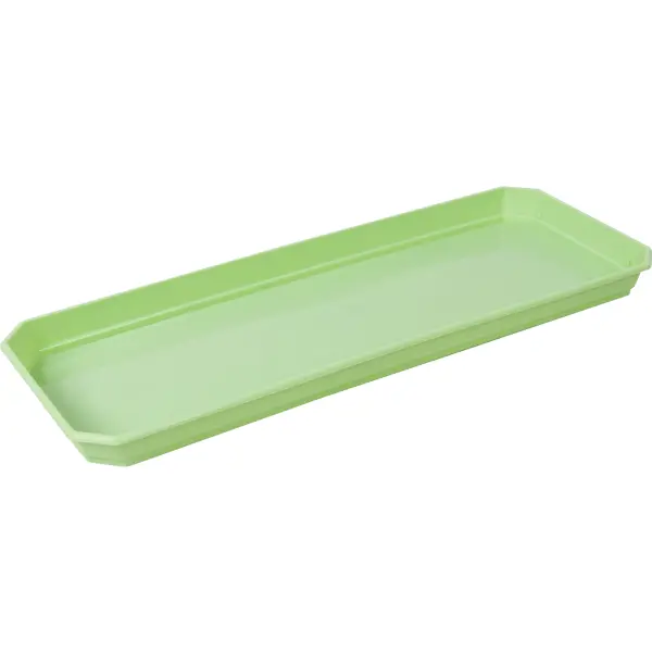 Поддон ящика для рассады 40 см салатовый подставка сушилка под посуду пластиковый поддон agness 40 25 37