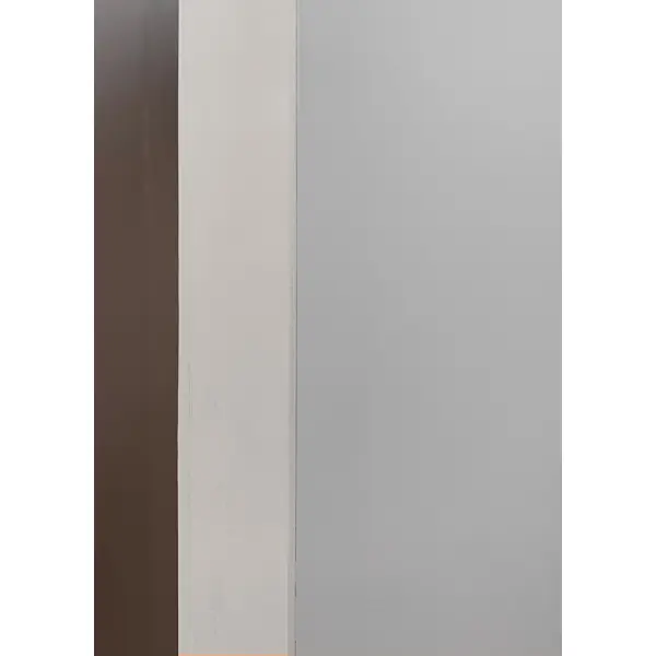 фото Блок дверной капель глухой пвх серый 60х200 см (с замком и петлями) без бренда