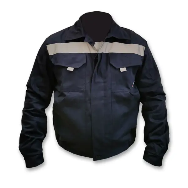 Куртка рабочая Техник цвет темно-синий размер M рост 170-176 см трактор погрузчик техник 36988
