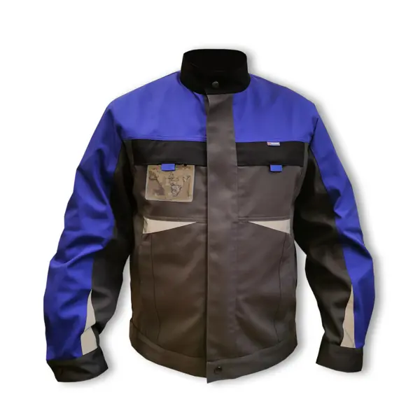 Куртка рабочая Крэт цвет серый/черный/синий размер L рост 182-188 см топ для девочки с длинными рукавами рост 152 см лазурно синий