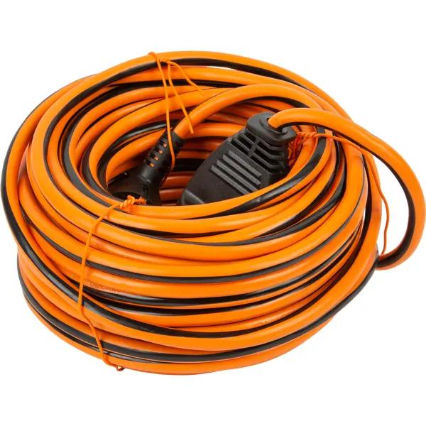 Удлинитель-шнур Electraline Electralock 1 розетка с заземлением 3x1.5 мм 20 м 3580 Вт цвет оранжевый/черный сетевой удлинитель шнур electraline