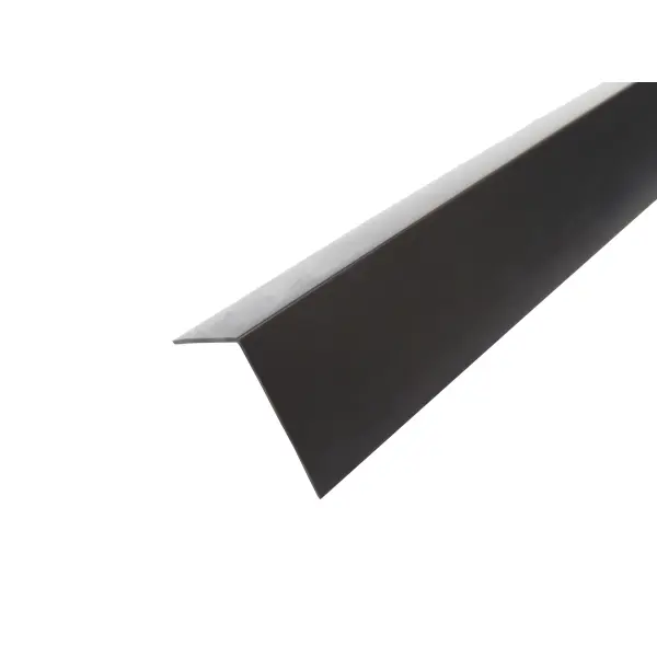 Угол арочный ПВХ 10x20x2700 мм цвет черный