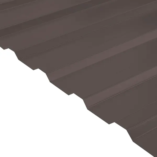 Профнастил С20 0.35 мм 1160x2000 мм RAL 8017 коричневый лист фетра standers 100x8 5 см прямоугольный войлок коричневый