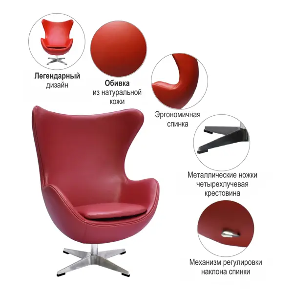 Культ дизайна: история кресла Egg от Арне Якобсена