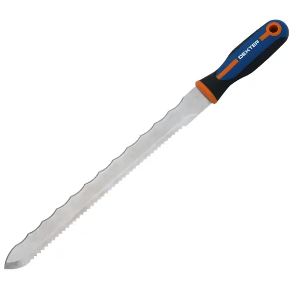 Нож для теплоизоляционных панелей Dexter, 285 мм лезвие для скребка универсальное dexter 100 мм 5 шт