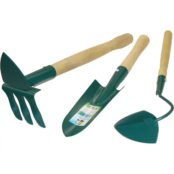 Набор ручных инструментов «Любимая грядка» 3 предмета деревянные набор шампуров домашний сундук