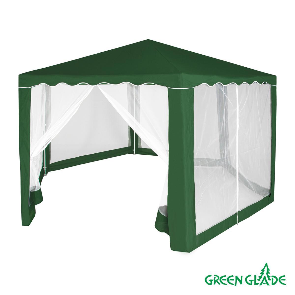 Тент садовый Green Glade 1003 2х2х2х2.6м зеленый ✳️ купить по цене 9930  ₽/шт. в Москве с доставкой в интернет-магазине Леруа Мерлен