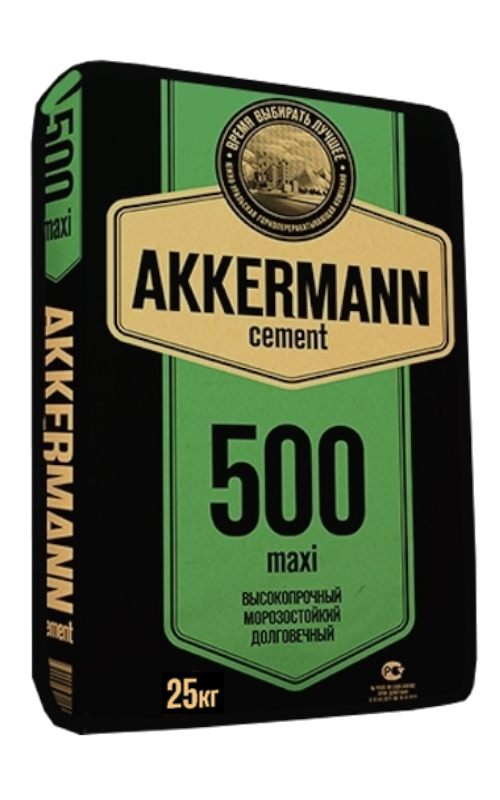 Цемент Akkermann M500 ЦЕМ II А-И 42.5 Н 25 кг ️  по цене 267 ₽/шт .