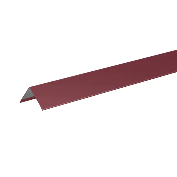 Планка для наружных углов 50x50x2000 мм RAL 3005 красный планка для наружных углов с полиэстеровым покрытием 2 м коричневый
