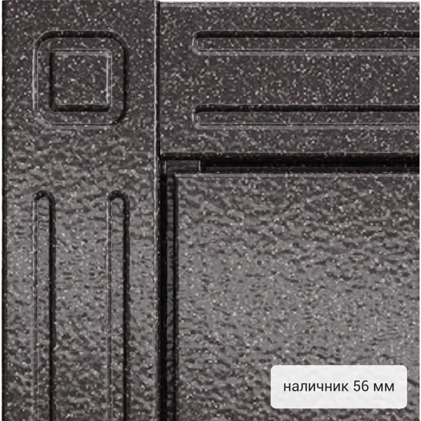 фото Дверь входная металлическая, термо, 880 мм, левая, цвет ринго пепел torex
