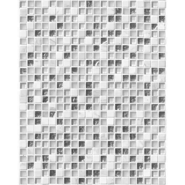 фото Стеновая панель пвх artens нимфея мозаика 2700х375х8 мм 1.012 м²
