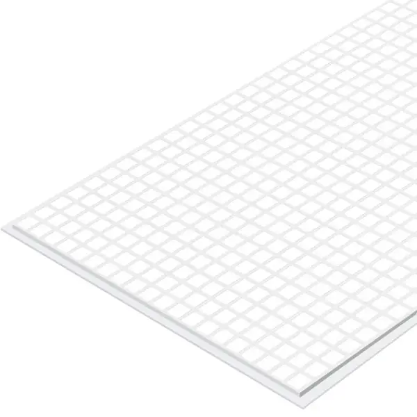 Стеновая панель ПВХ 960x485x0.3 мм Мозаика белая 0.47 м² стеновая панель пвх мозаика кварц 2700x250x5 мм 0 675 м²