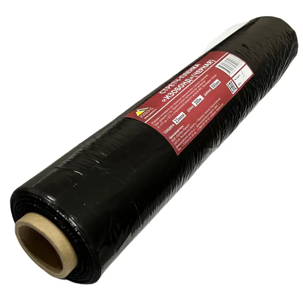 Стретч-пленка Изобонд 23 мкм 0.5x200 м черная фольга с крафт бумагой для бани изобонд fb 10 м²