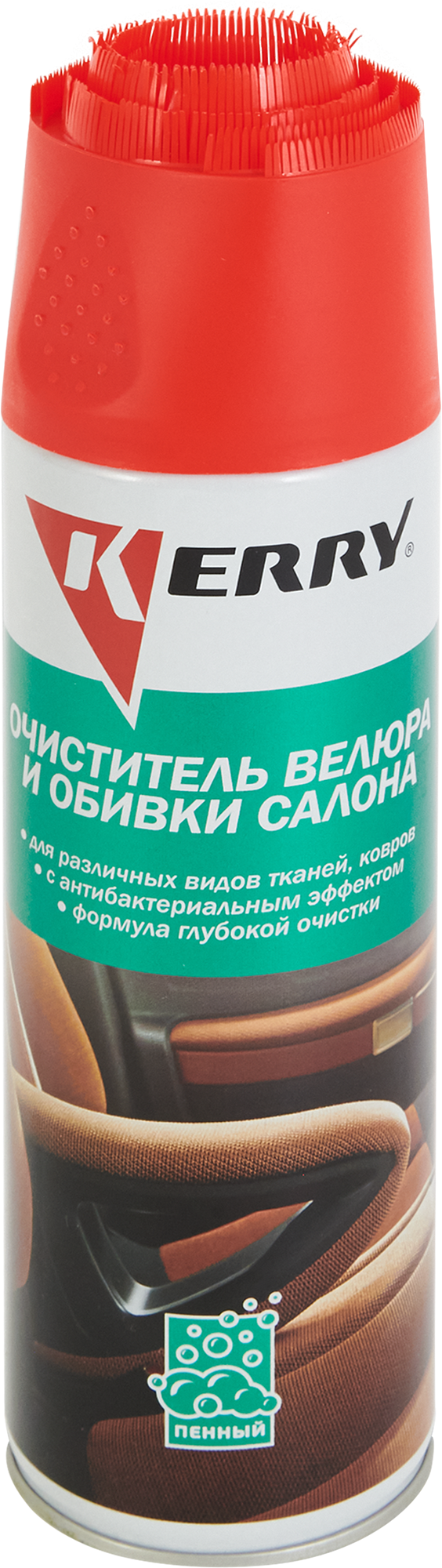 Очиститель обивки салона пенный Kerry KR-977, 0.65 л ✳️ купить по цене 332  ₽/шт. в Москве с доставкой в интернет-магазине Леруа Мерлен