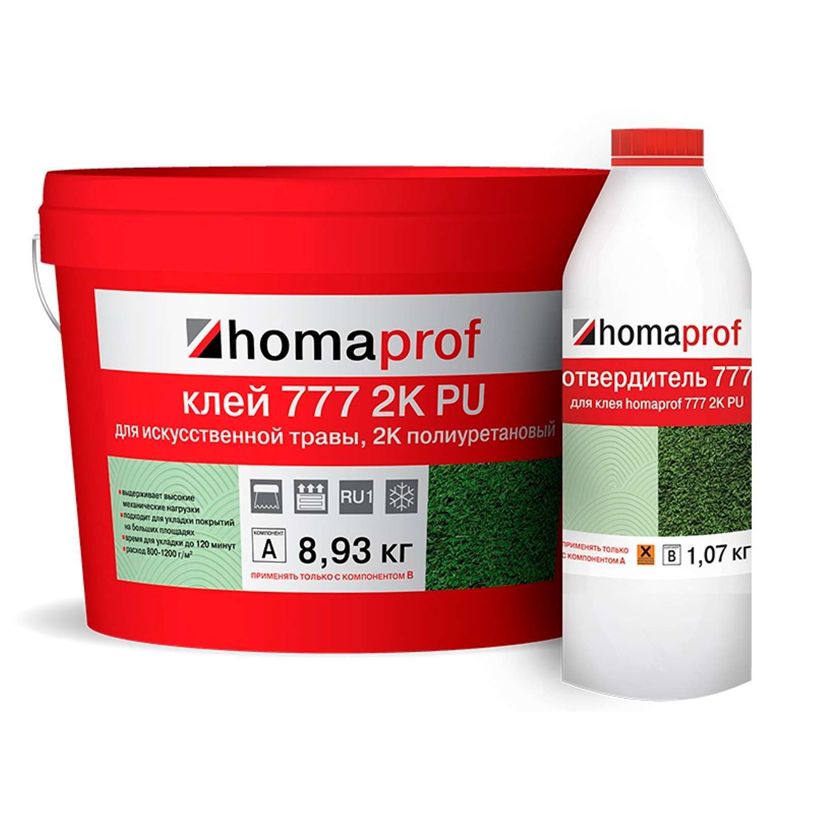 Клей HOMAKOLL 777 PU 2К 60221 10 кг по цене 7395 ₽/шт.   .