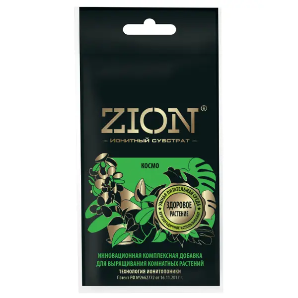 Субстрат Zion ионный для комнатных растений 30г субстрат zion ионный для хвойных 600г