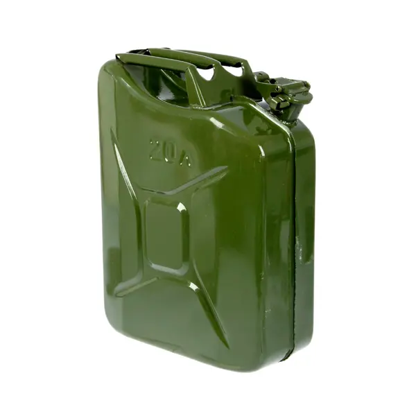 Канистра Zarya 20 л металл зеленый ёмкость 4 л для хранения чеснока