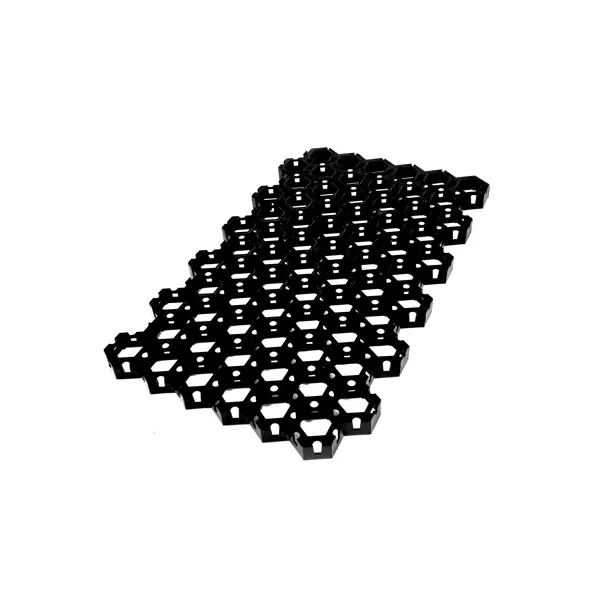 фото Решетка газонная 68x41 см полипропилен черный без бренда