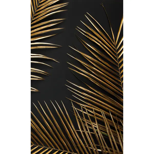 Картина на стекле Золотая пальма 1 30x50 см