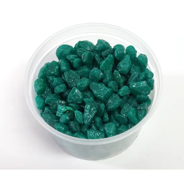 Грунт цветной фракция 5-8 мм изумруд камни для сауны габбро диабаз мелкая фракция 20 кг