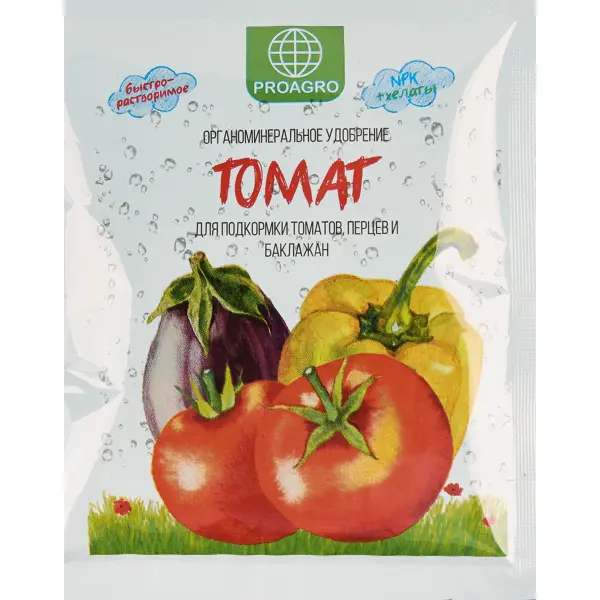 Удобрение водорастворимое Томат 30 г удобрение нов агро для томатов перцев и баклажан 0 9кг
