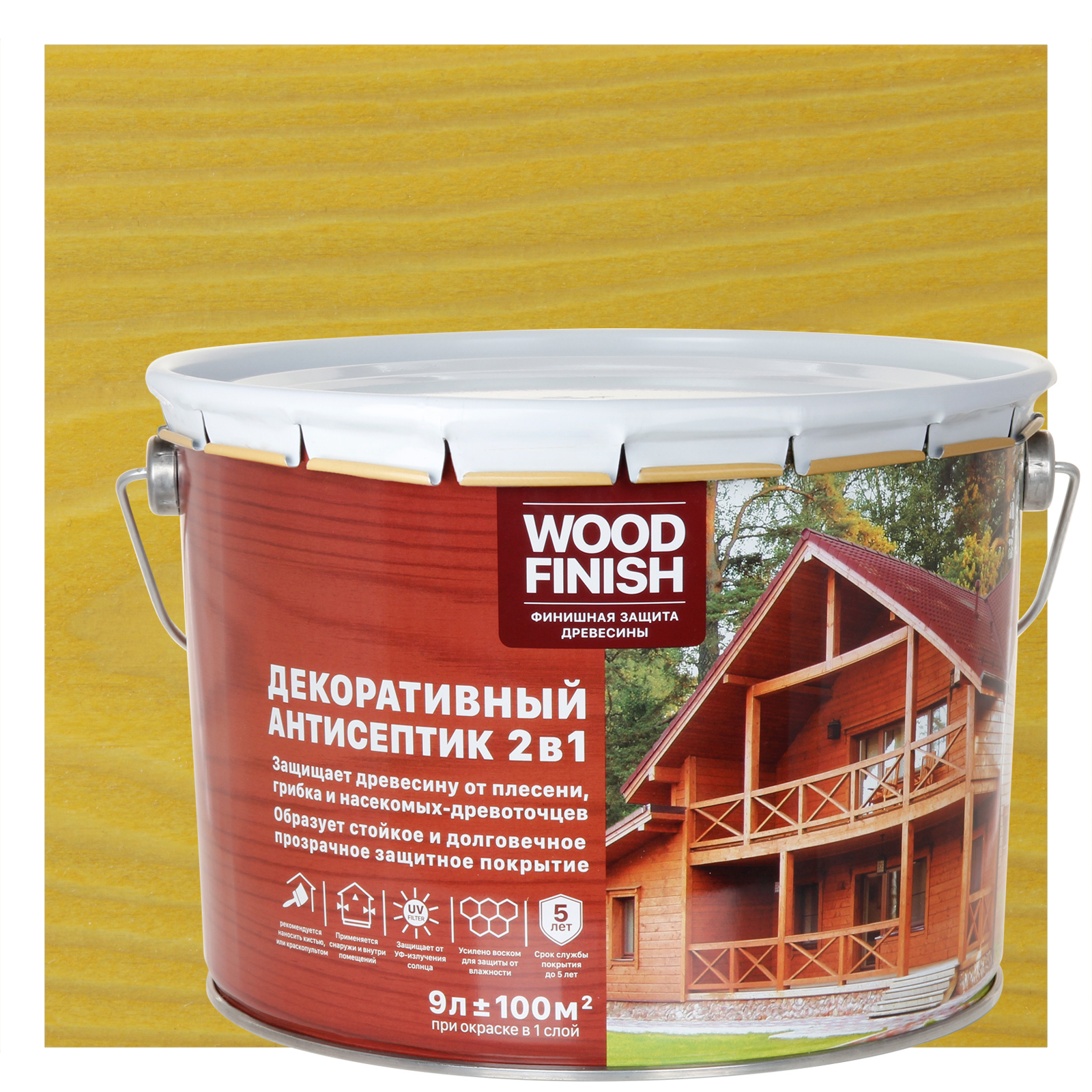 Антисептик декоративный Husky Wood Finish цвет сосна 9 л ✳️ купить по цене  2167 ₽/шт. в Москве с доставкой в интернет-магазине Лемана ПРО (Леруа  Мерлен)