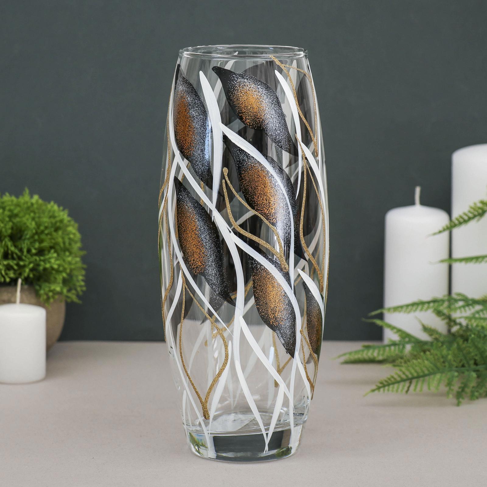 вазы из стекла в интерьере