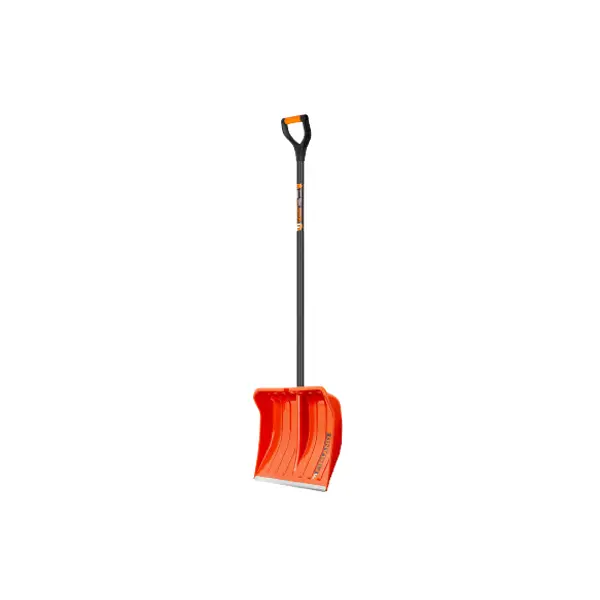 Лопата для уборки снега Finland Orange 1731 55x150 см пластик с черенком