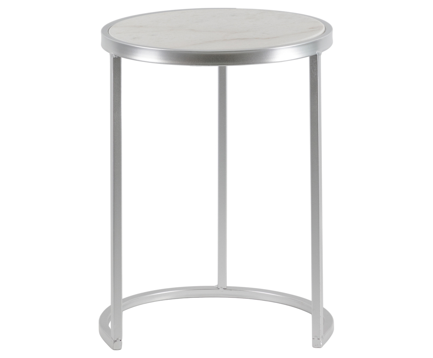 Столик Гласар 40x51 см 57-082 цвет серый/серебристый
