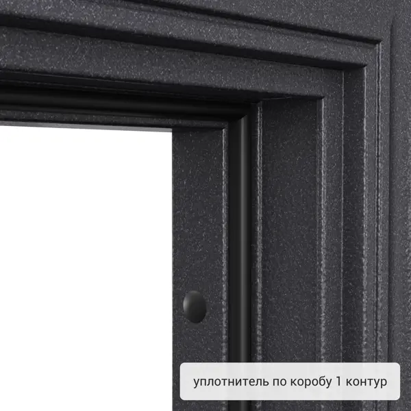 фото Дверь входная металлическая страйд пьемонт 860 мм левая цвет серый torex