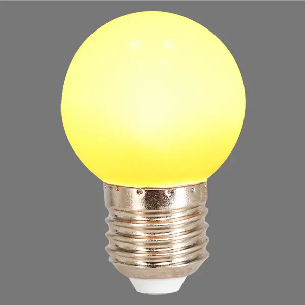 Лампа светодиодная Volpe E27 220 В 1 Вт шар матовый 80 лм оранжевый свет электрическая плита de luxe 5004 16э 017 оранжевый