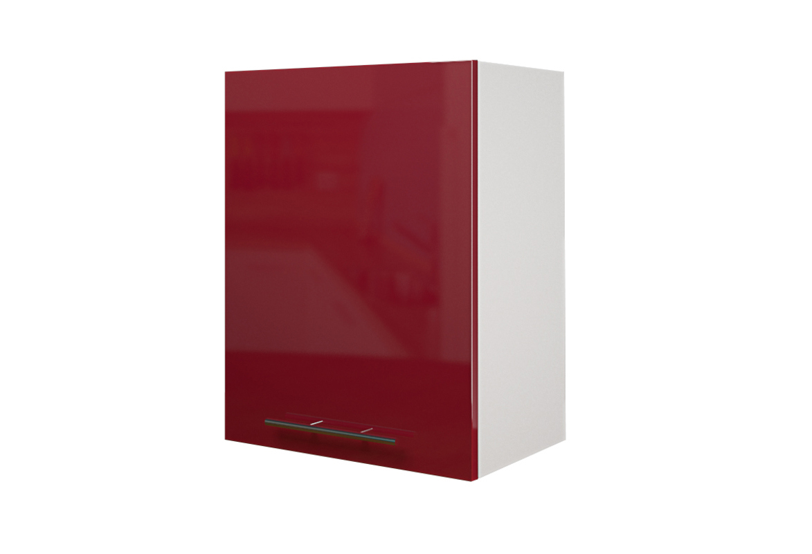  шкаф Лидер Модерн ШПmod400_KRGL 40x63x30 см ЛДСП цвет красный .