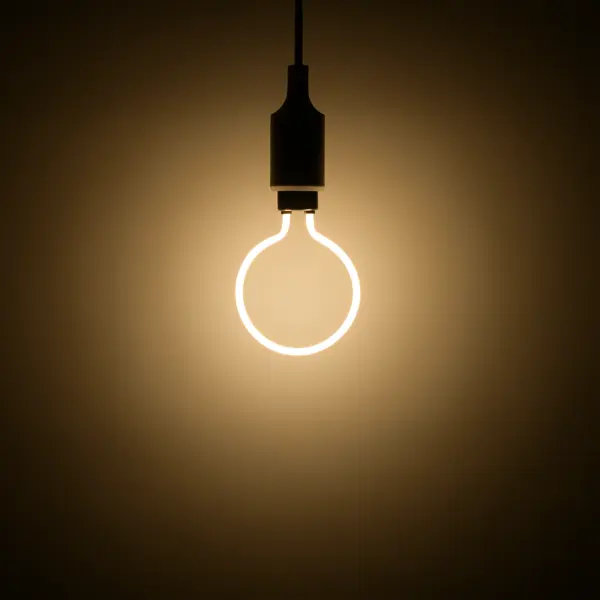 Лампа светодиодная Gauss Bulbless G95 E27 230 В 4 Вт круг декоративный 390 лм, тёплый белый свет серьги этника очный круг белый в чернёном серебре